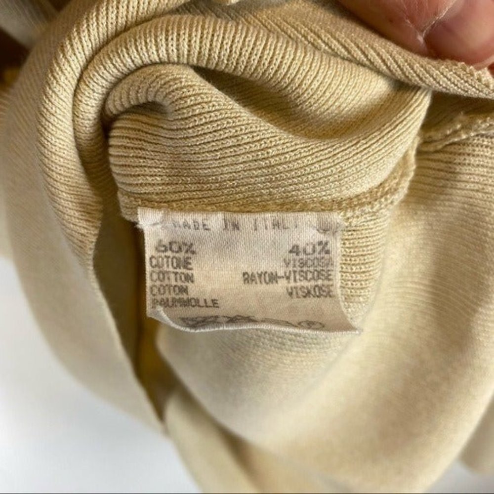 Valentino Tortoise Shell Button Sleeveless Collar… - image 8